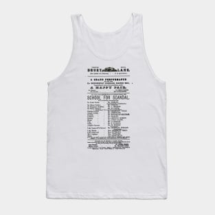 School For Scandal Tank Top